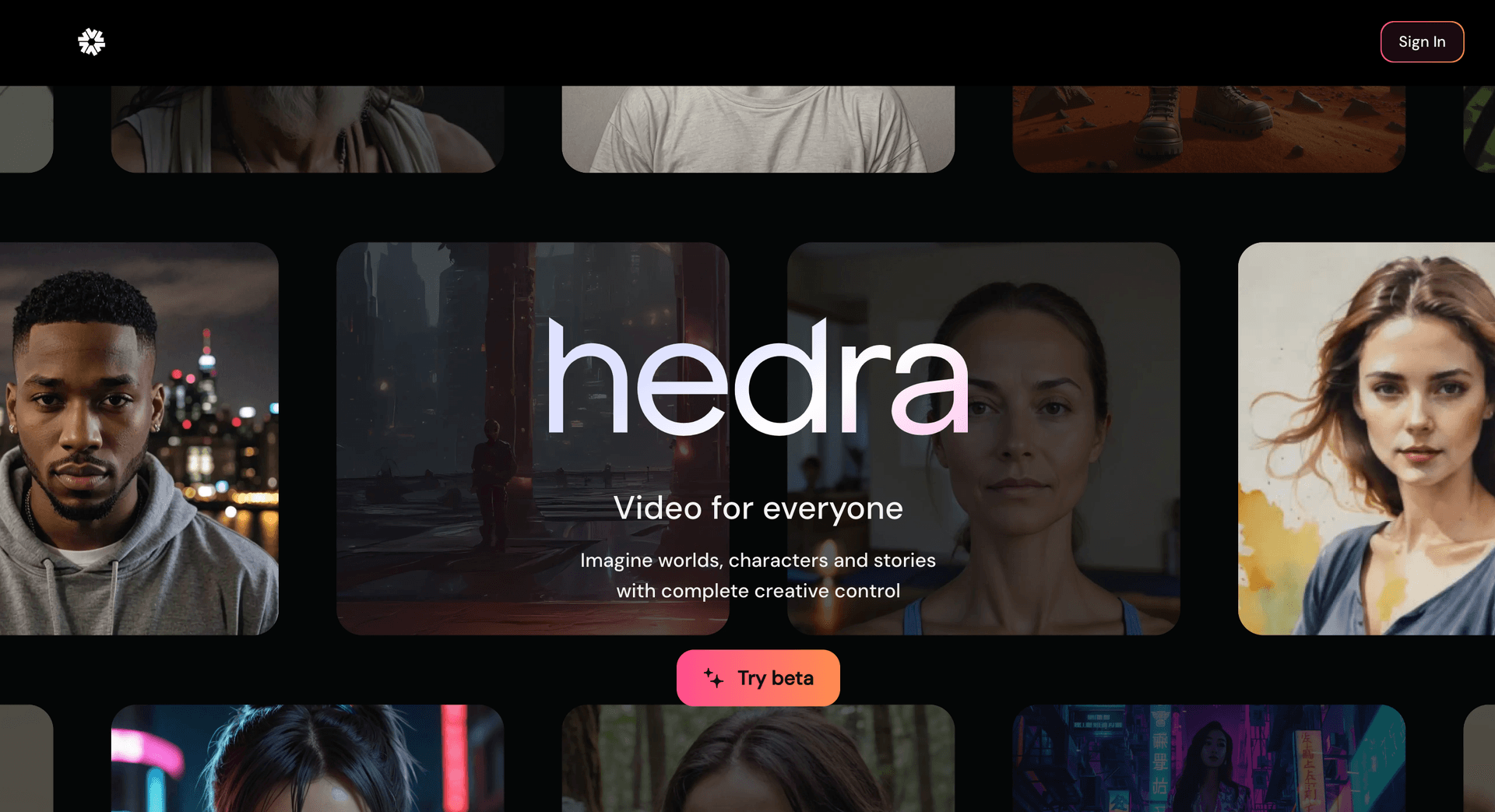 Hedra AI Interface