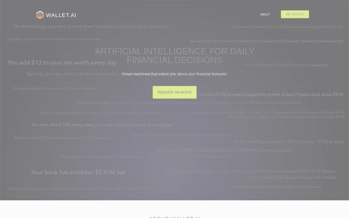 Artificial intelligence for daily financial decisions