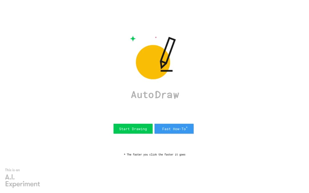 Visual representation of AutoDraw