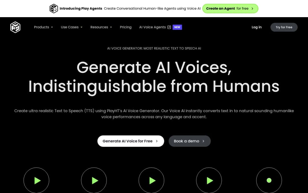 Visual representation of AI Voice Generator: Realistic Text to Speech and AI Voiceover | PlayHT